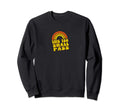 This Too Shall Pass Yellow Rainbow Sweatshirt - Aesthetic Graphic Unisex